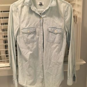 SOLD // Button down denim shirt